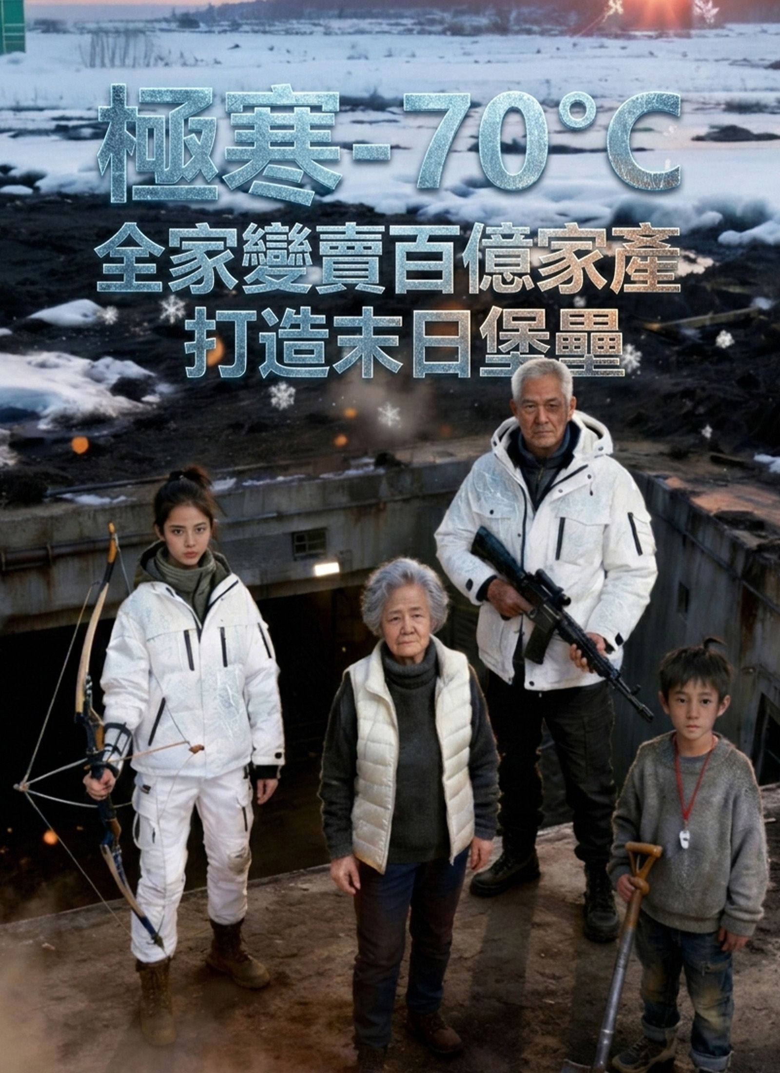 極寒-70°C:全家變賣百億家產,打造末日堡壘