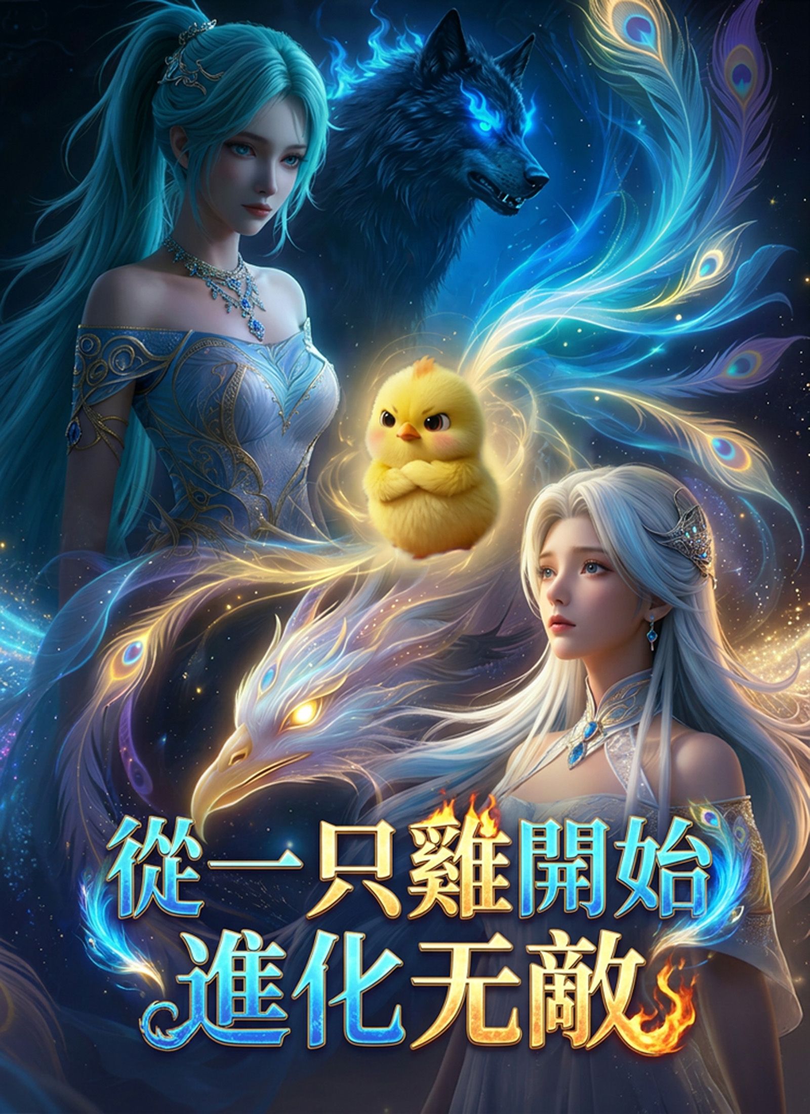 Poster 從一只雞開始進化無敵