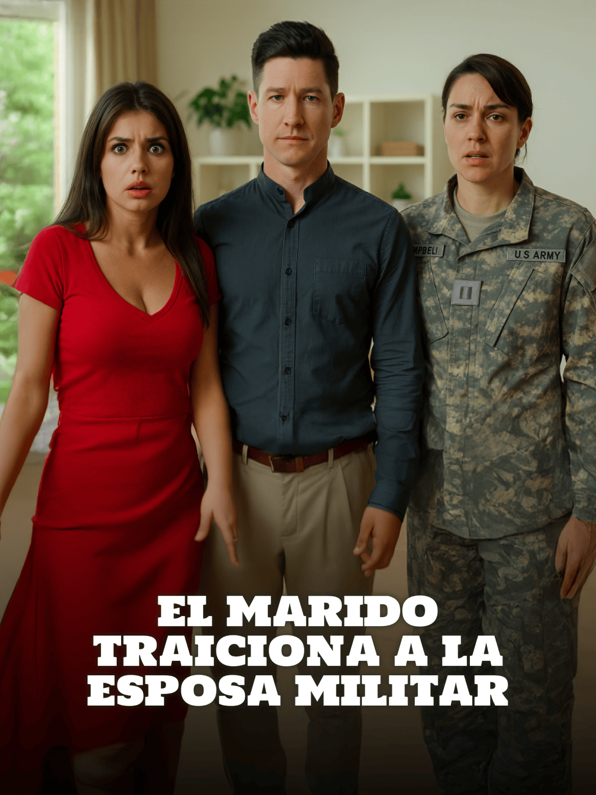 El marido traiciona a la esposa militar