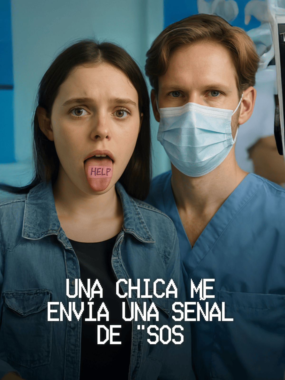 Una chica me envía una señal de "SOS